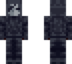 slim armored cultist - right eyepatch mask (bedrock)