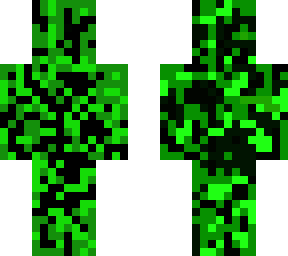 wolfs green black glitch skin