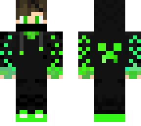 chill green creeper man
