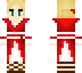 modern korean hanbok red