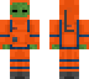 orange space suit zombie