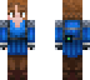 blue gambeson armor