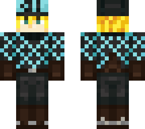 diego brando (black & light blue)