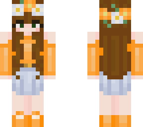 orange brunette