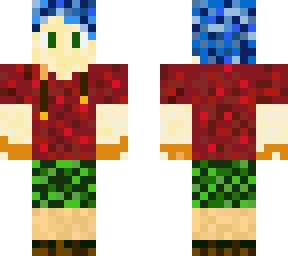 boy with blue hair remake