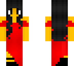 female - red prom dress
