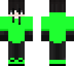 green minecraft skin