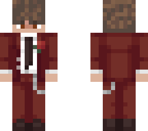 red suit