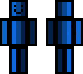 shady blue dude