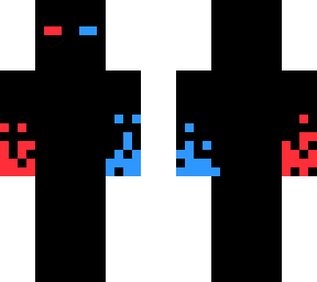 blue and red