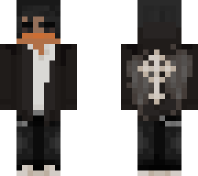 goth boy - black hoodie with cross