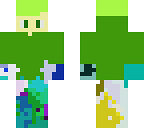 green guy stuck paint