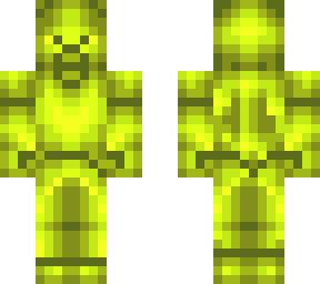 shiny fool's gold steve (iron pyrite steve)
