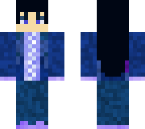 blue and lilac