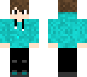 cyan gamer boy
