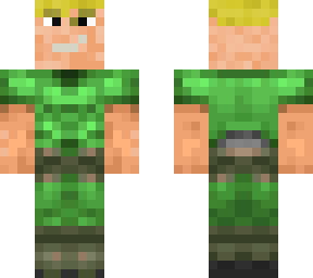 DOOMGUY unmasked | Minecraft Skin