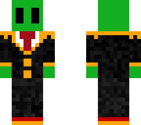 green guy in suit