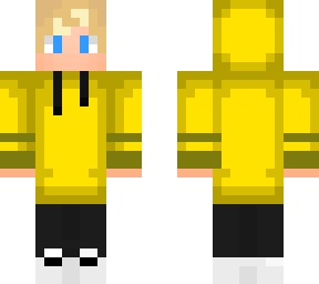 yellow hoddie