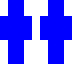 blue