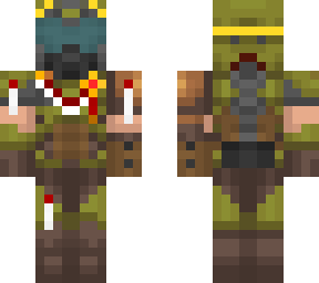 doomguy with space marines accessories