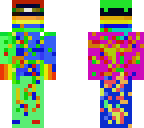 the rainbow snowboarder