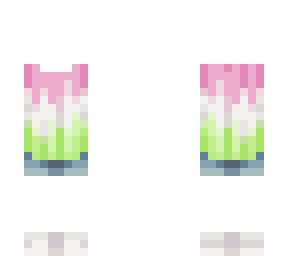 tie dye tank top ob 1.2 green, white, and pink