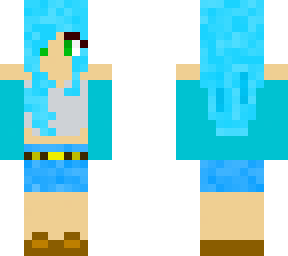blue girl