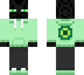 green hoodie enderman