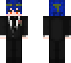kepin's blue hair tuxedo