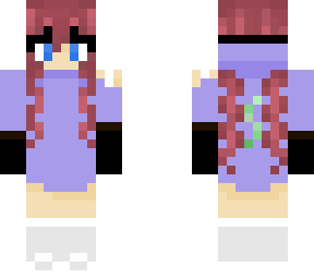 reshade of girl with purple sweater