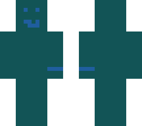 smiley green blob