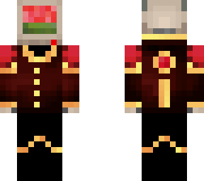 computer red suit