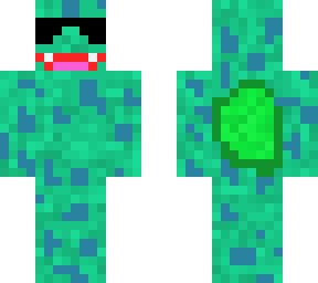 blubasaur wearing sun glasses