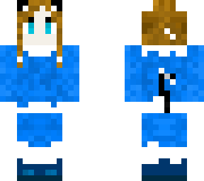 blue cat girl (winter)