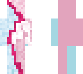 bubblegum blue vrs pink with rasberry smudge