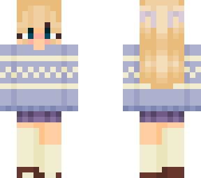 sweater + skirt