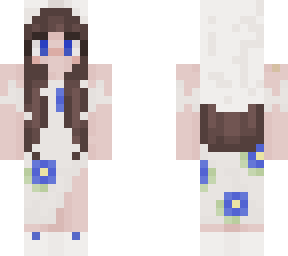 blue wedding dress