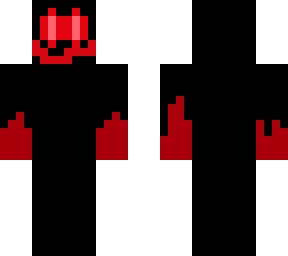 glowing red eyes