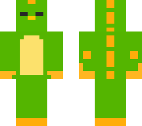 green duck dinosaur.