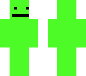 neon green man