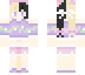 purple flower girl