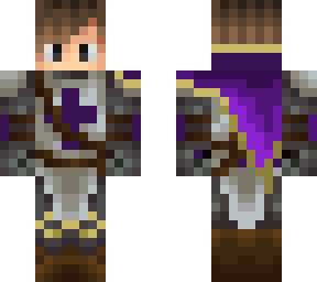 purple themed knight