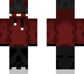 red hoodie