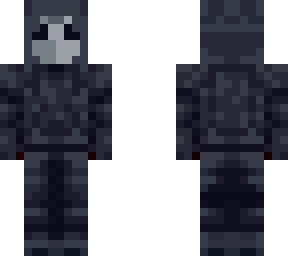 slim armored cultist - iron giant mask (bedrock)