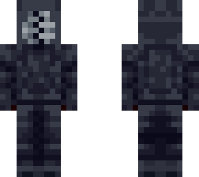 slim armored cultist - stitched up mask (bedrock)