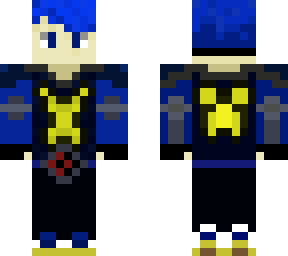 armored blue guy