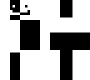 black and white