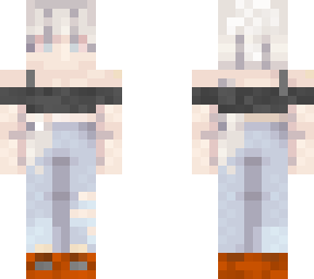blonde red eye black tube tan boots
