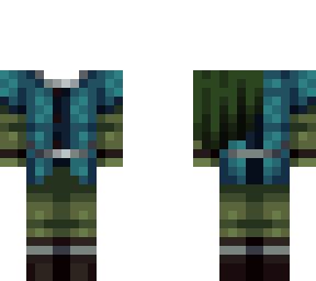 caped medieval lord ob 1.1 blue and green