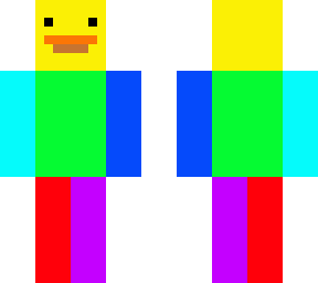 rainbow duckie